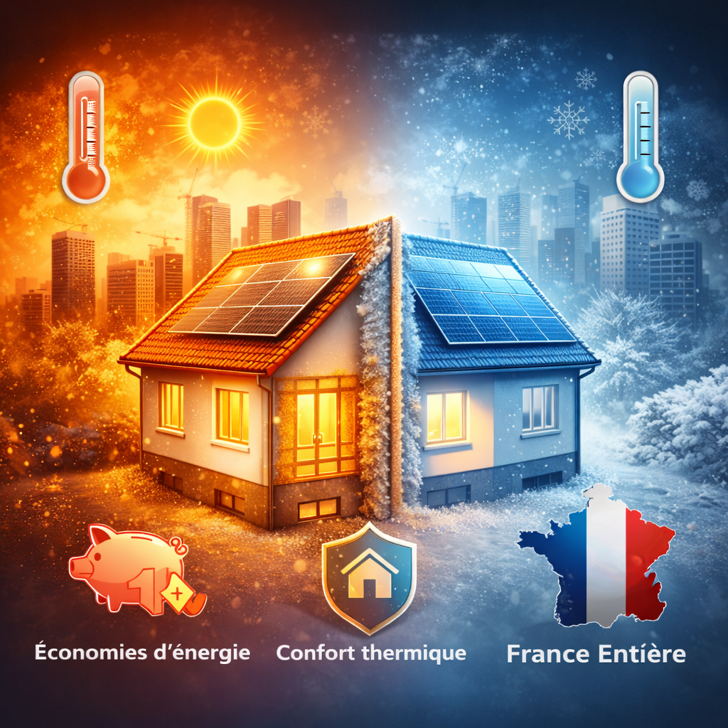 Flocage thermique pour économies d'énergie et confort en France